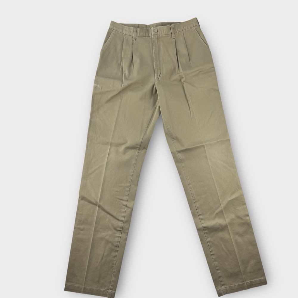Men's‎ Wrangler Riata- Western- Cowboy Casual- Tan / Khaki Chino Pants- 34 X 36